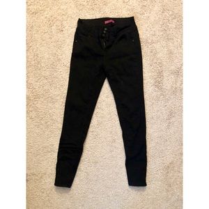 Black High-Waisted Skinny Jeans